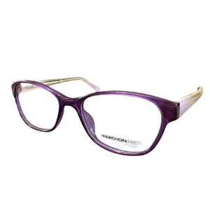 MARCHON NYC JUNIOR HAZEL 523 PURPLE EYEGLASSES FRAMES 48-16-130